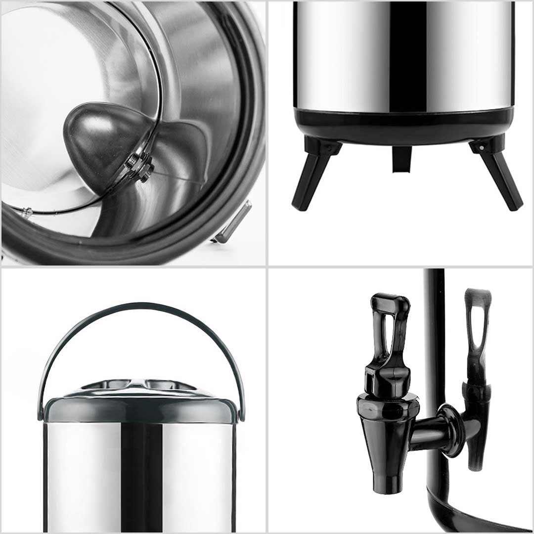 SOGA 16L Portable Insulated Cold/Heat Coffee Tea Beer Barrel Brew Pot With Dispenser - image 5