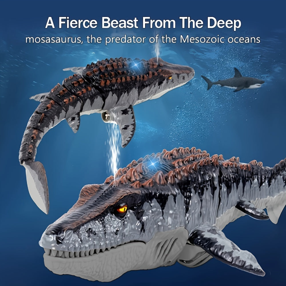 Remote Control Shark Dinosaur Pool Toy Black - image 4