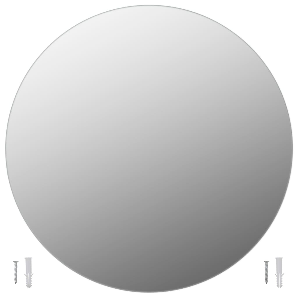 NNEVL Wall Mirror 60 cm Round Glass