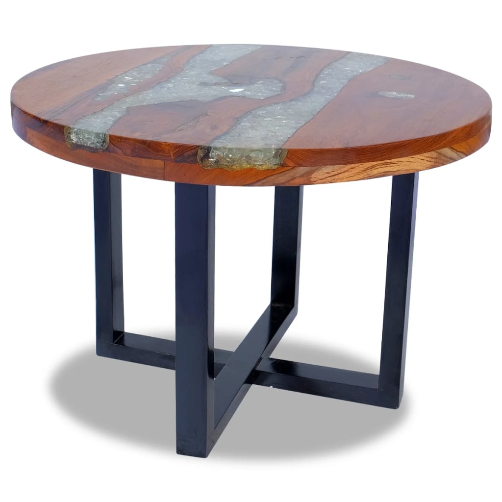 Coffee Table Teak Resin 60 cm - image 5