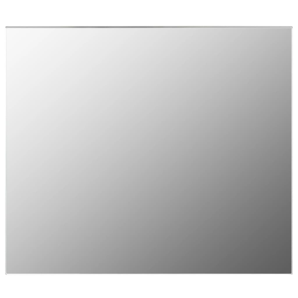NNEVL Frameless Mirror 80x60 cm Glass
