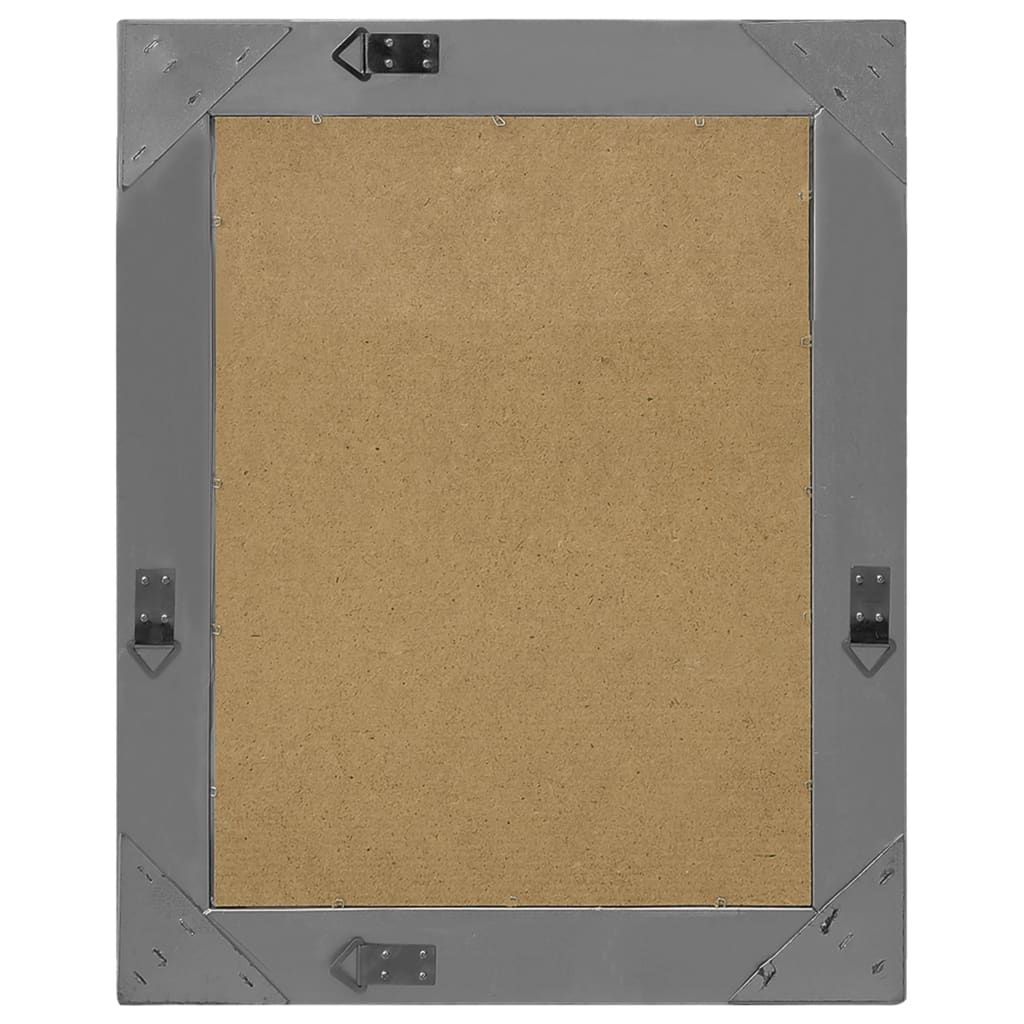 NNEVL Wall Mirror Baroque Style 50x60 cm Black
