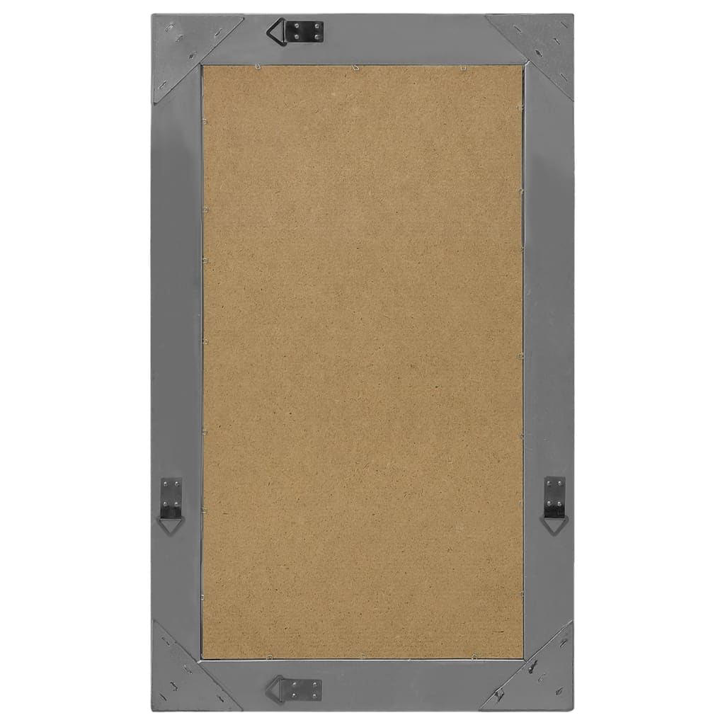 NNEVL Wall Mirror Baroque Style 50x80 cm Black