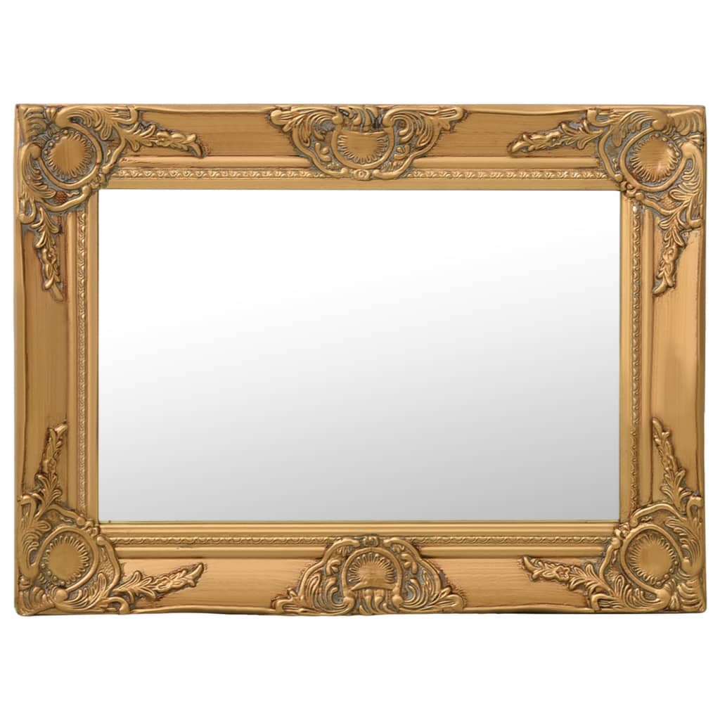 NNEVL Wall Mirror Baroque Style 60x40 cm Gold