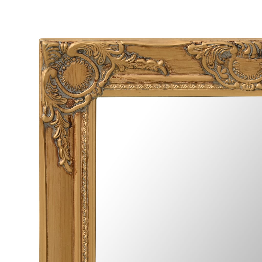 NNEVL Wall Mirror Baroque Style 60x40 cm Gold