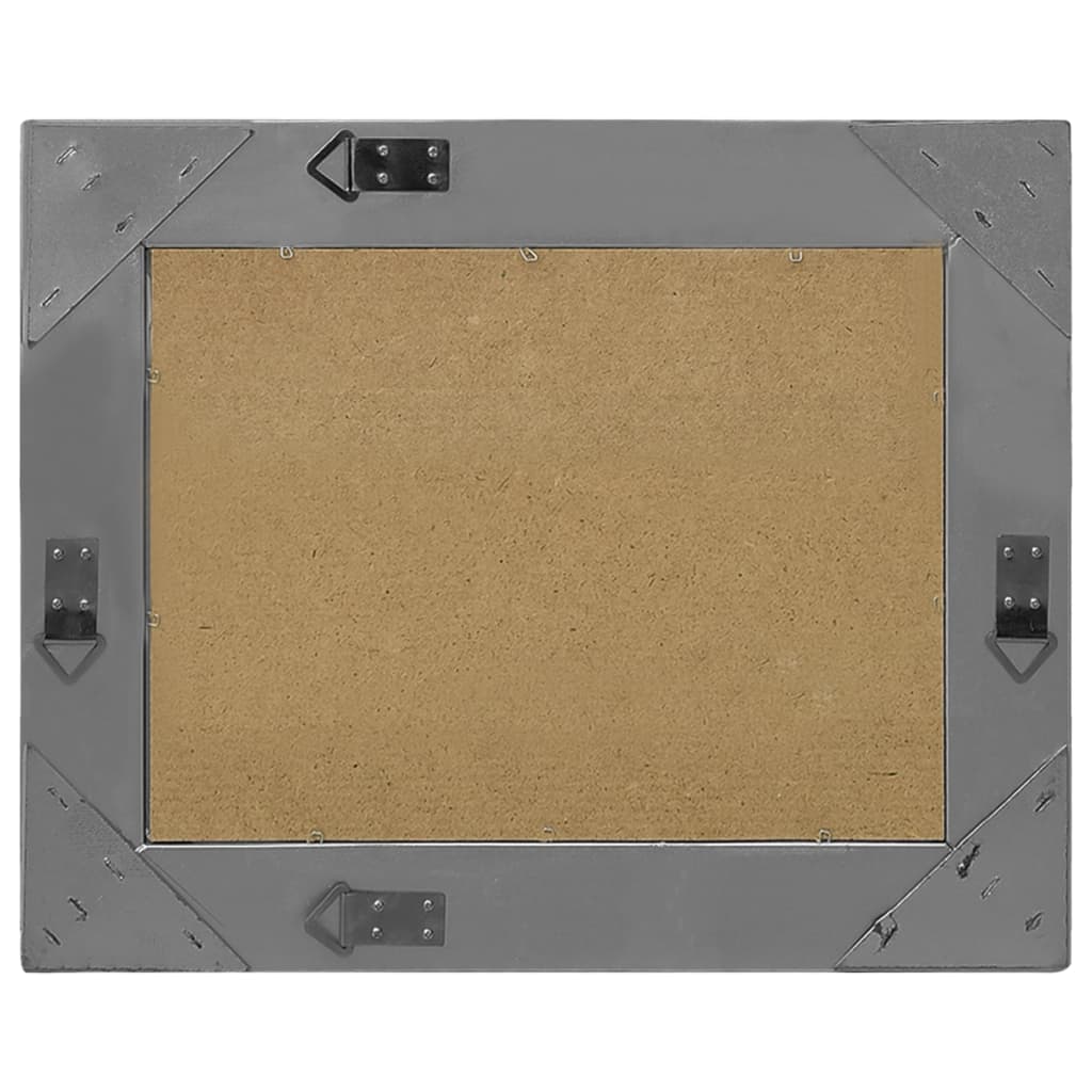 NNEVL Wall Mirror Baroque Style 60x40 cm Black