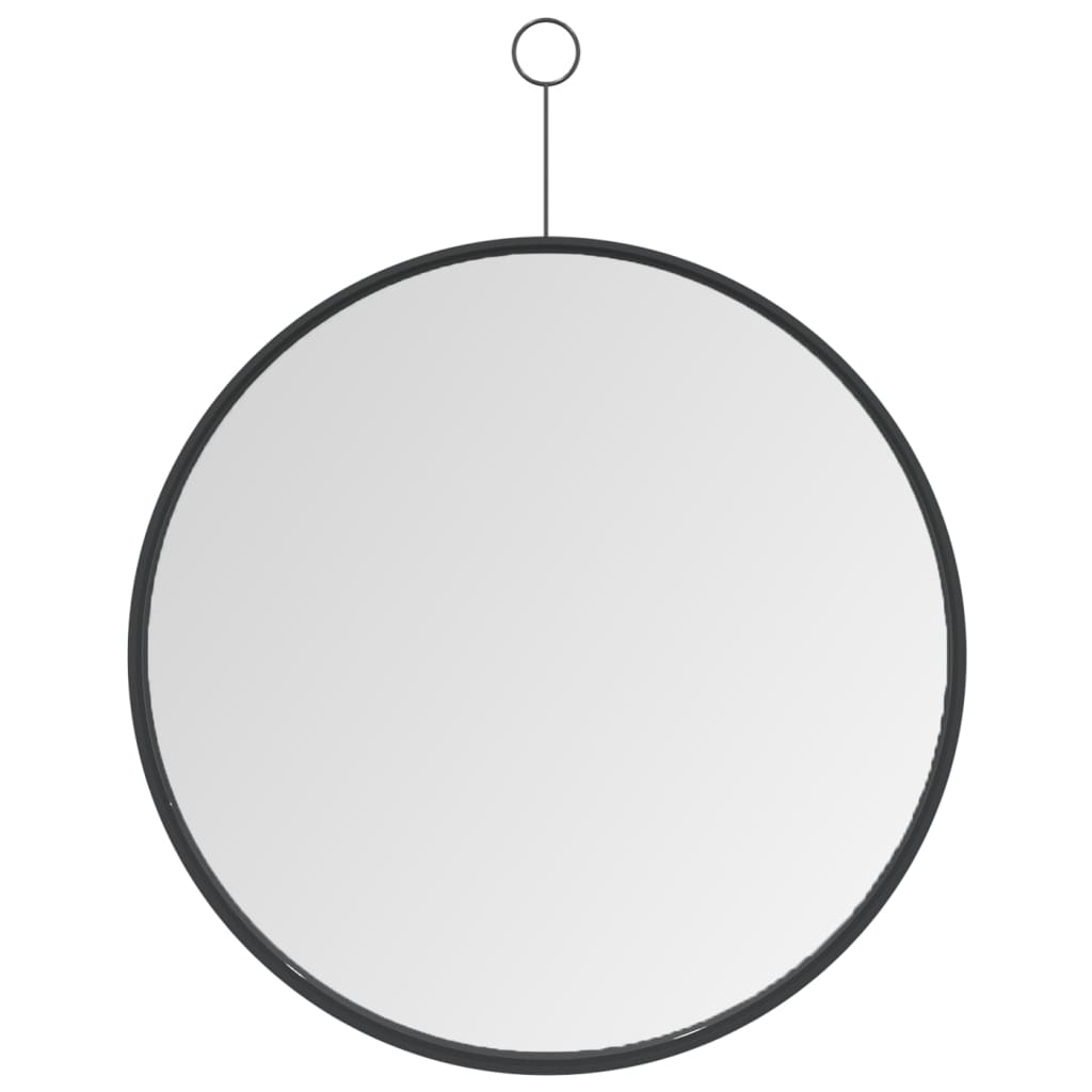NNEVL Hanging Mirror with Hook Black 40 cm