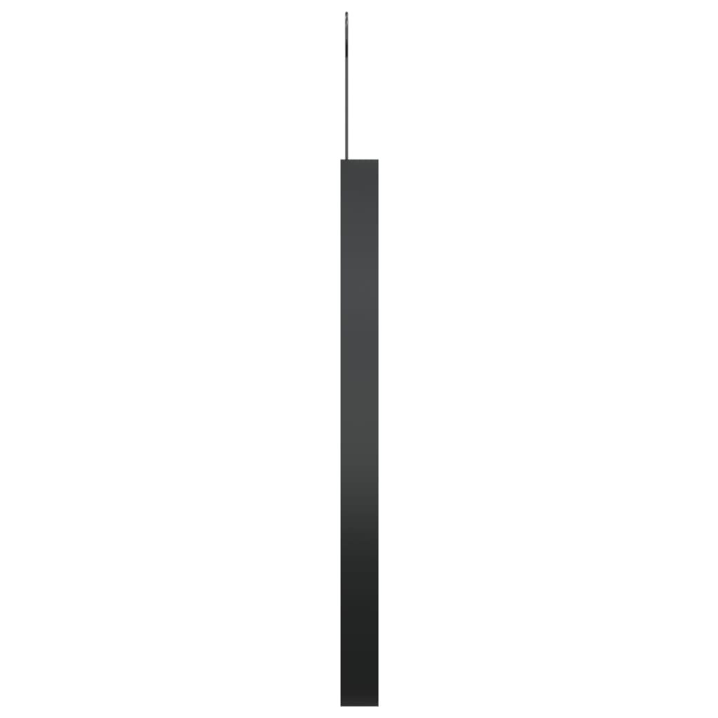 NNEVL Hanging Mirror with Hook Black 40 cm