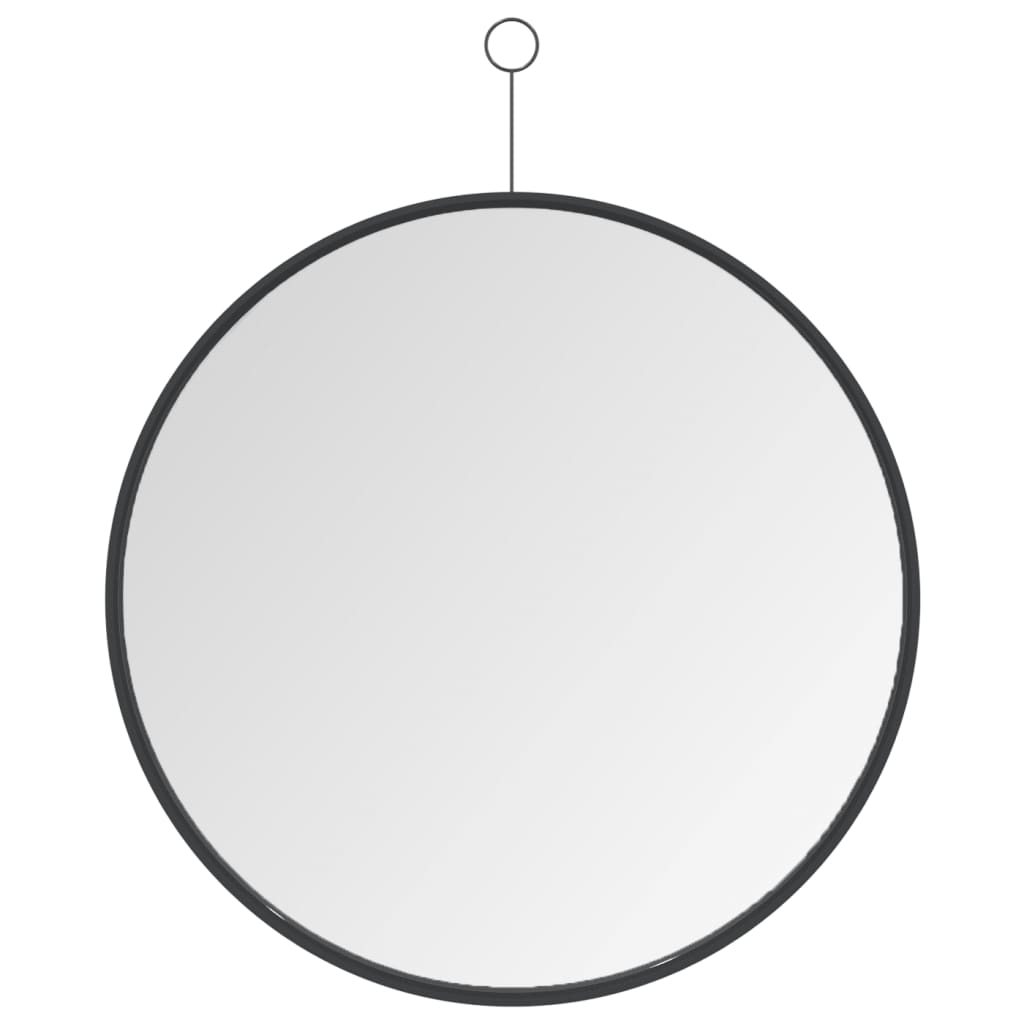 NNEVL Hanging Mirror with Hook Black 50 cm