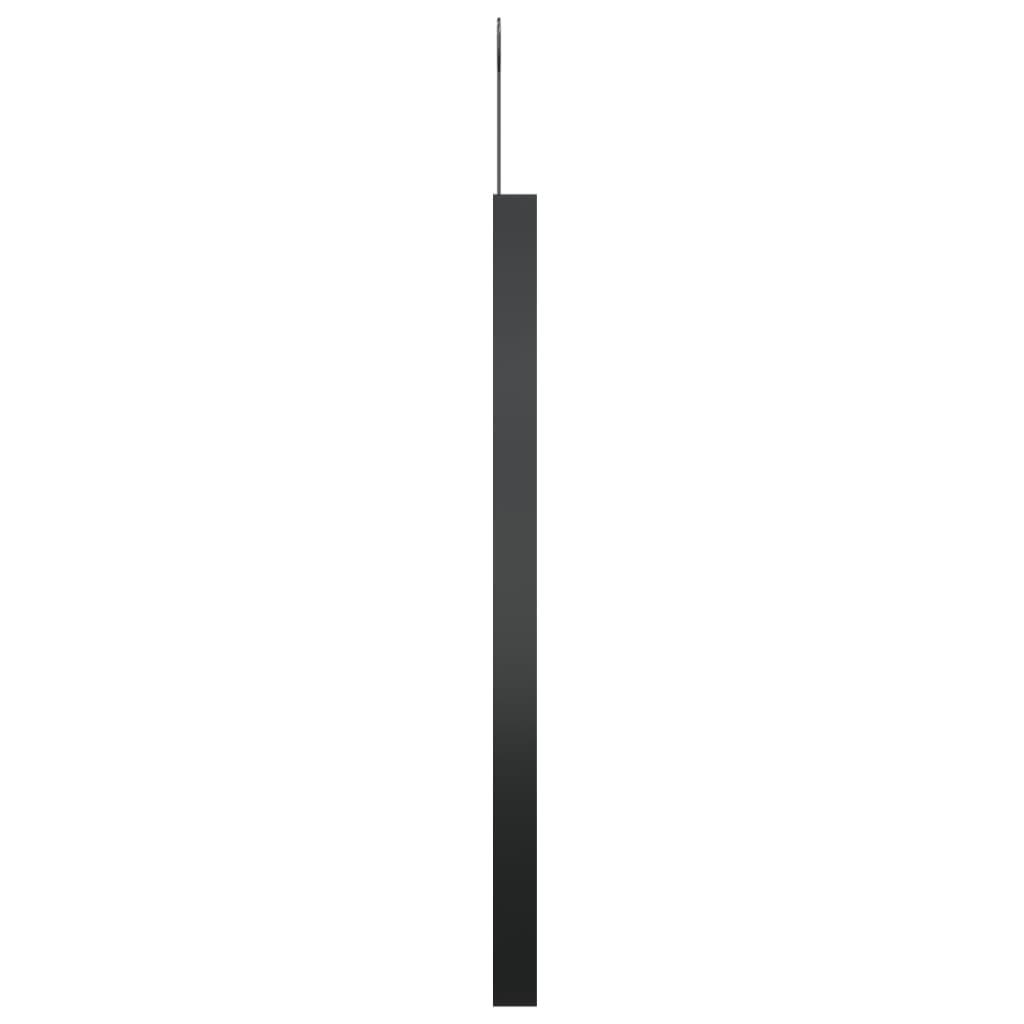 NNEVL Hanging Mirror with Hook Black 50 cm
