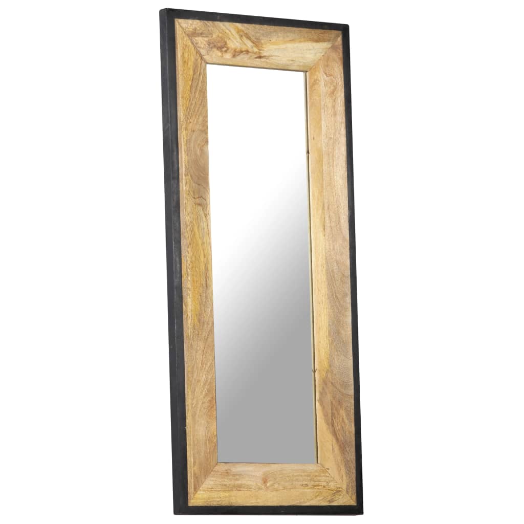 NNEVL Mirror 110x50 cm Solid Mango Wood