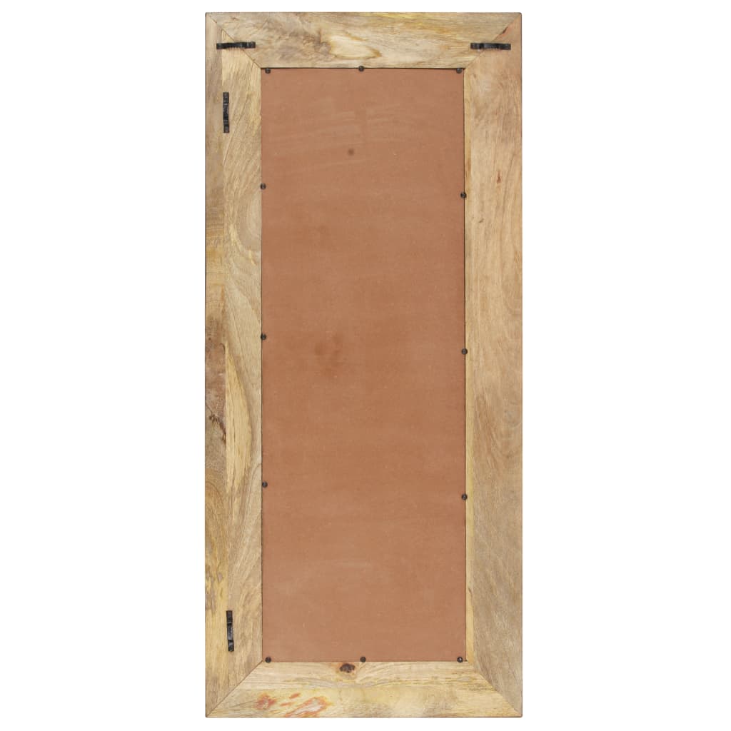 NNEVL Mirror 110x50 cm Solid Mango Wood