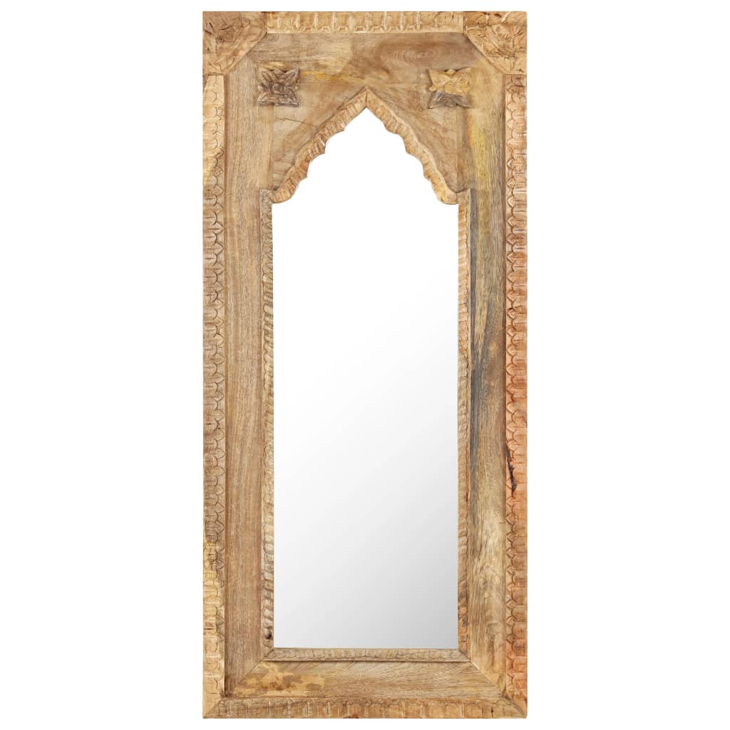 NNEVL Mirror 50x3x110 cm Solid Mango Wood