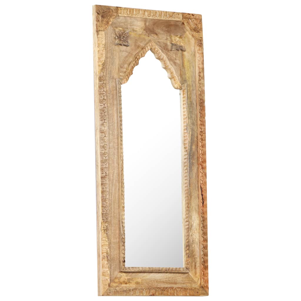 NNEVL Mirror 50x3x110 cm Solid Mango Wood
