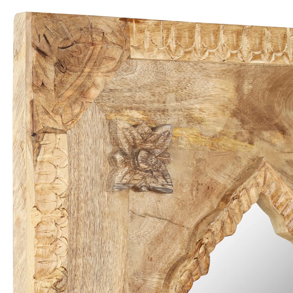 NNEVL Mirror 50x3x110 cm Solid Mango Wood