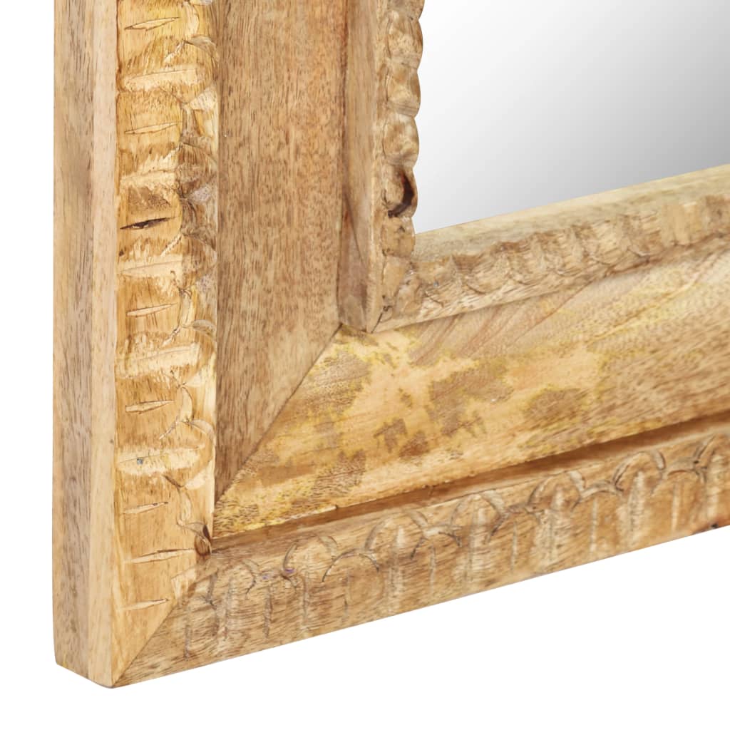 NNEVL Mirror 50x3x110 cm Solid Mango Wood