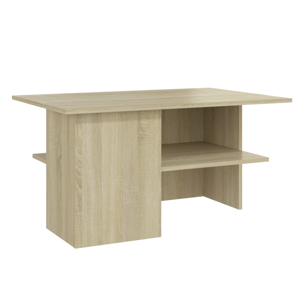 Coffee Table Sonoma Oak 90x60x46.5 cm Chipboard - image 2