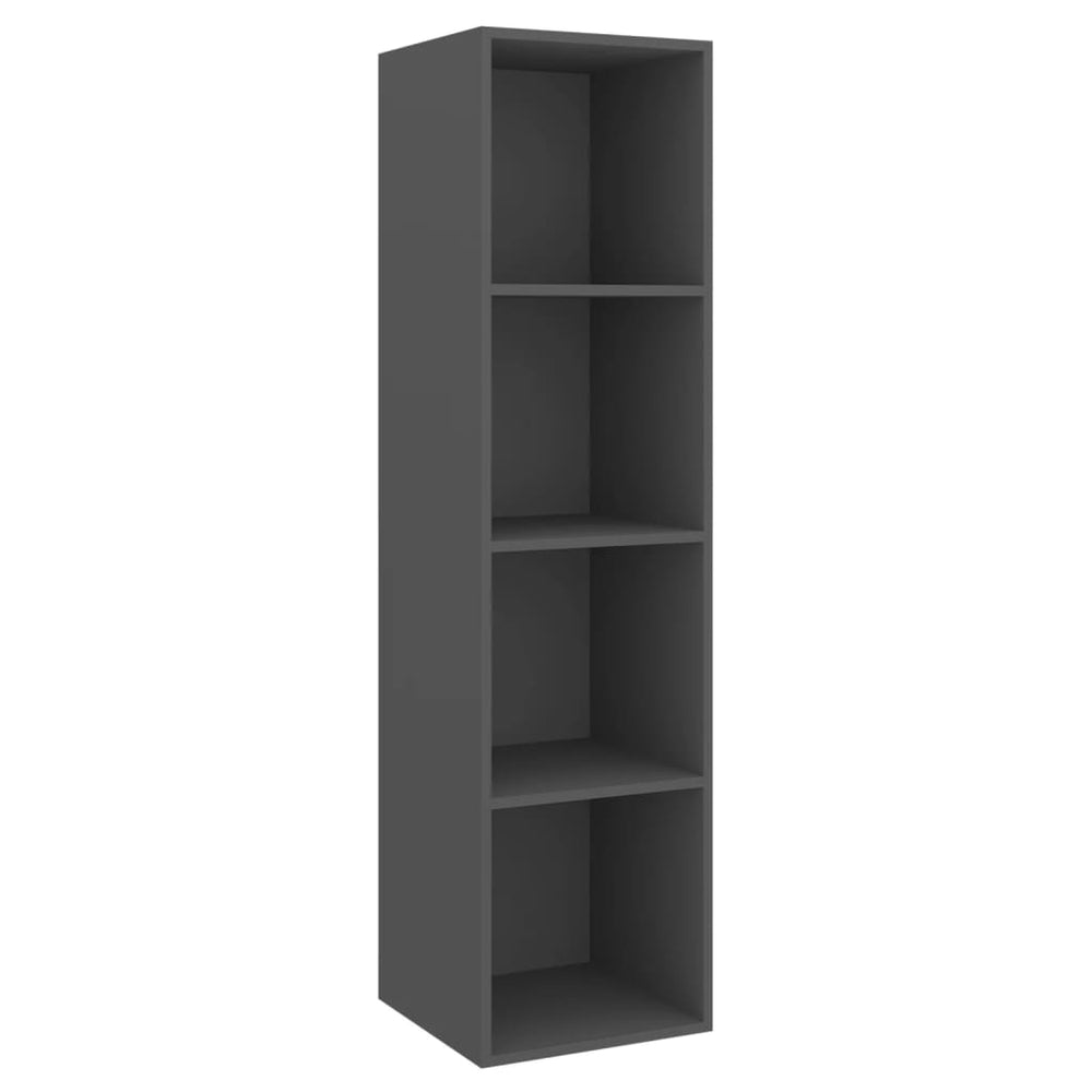 NNEVL 2 Piece TV Cabinet Set Grey Chipboard