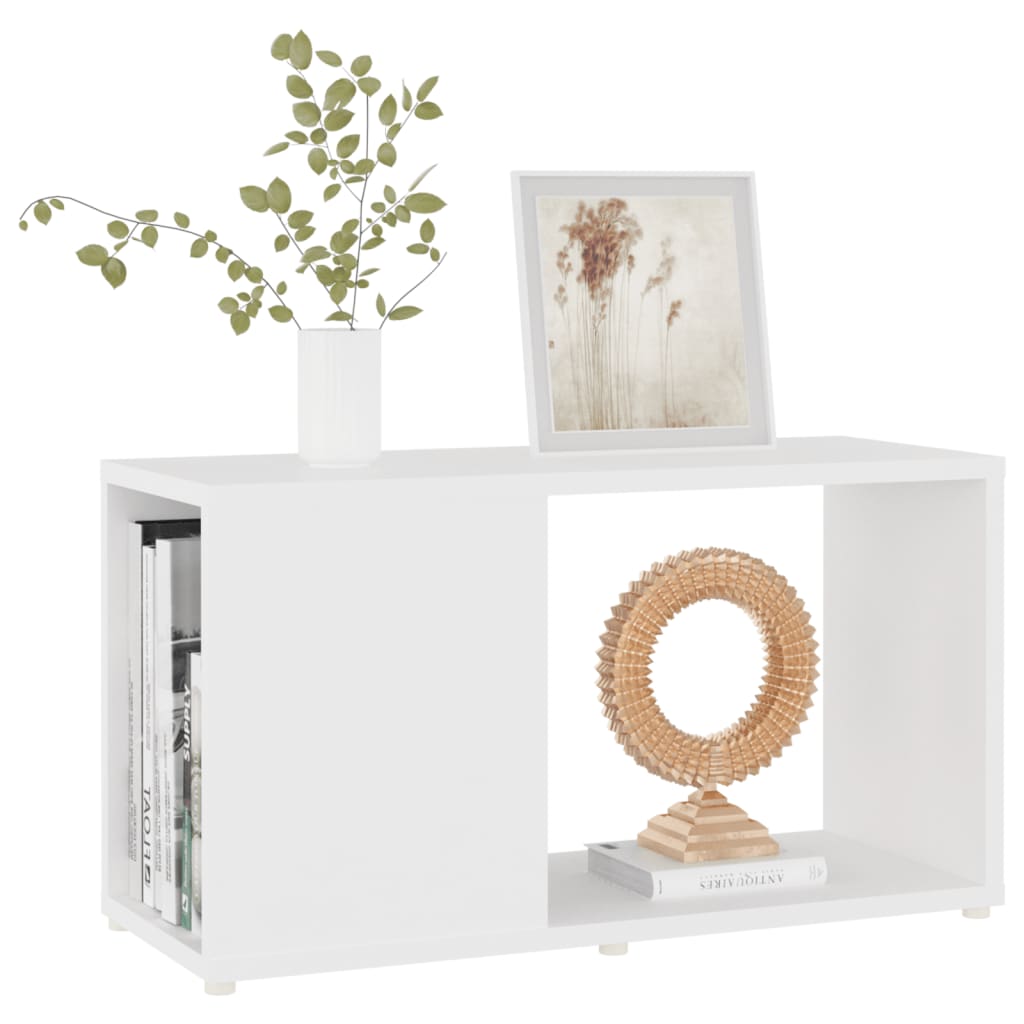 NNEVL TV Cabinet White 60x24x32cm Chipboard-3