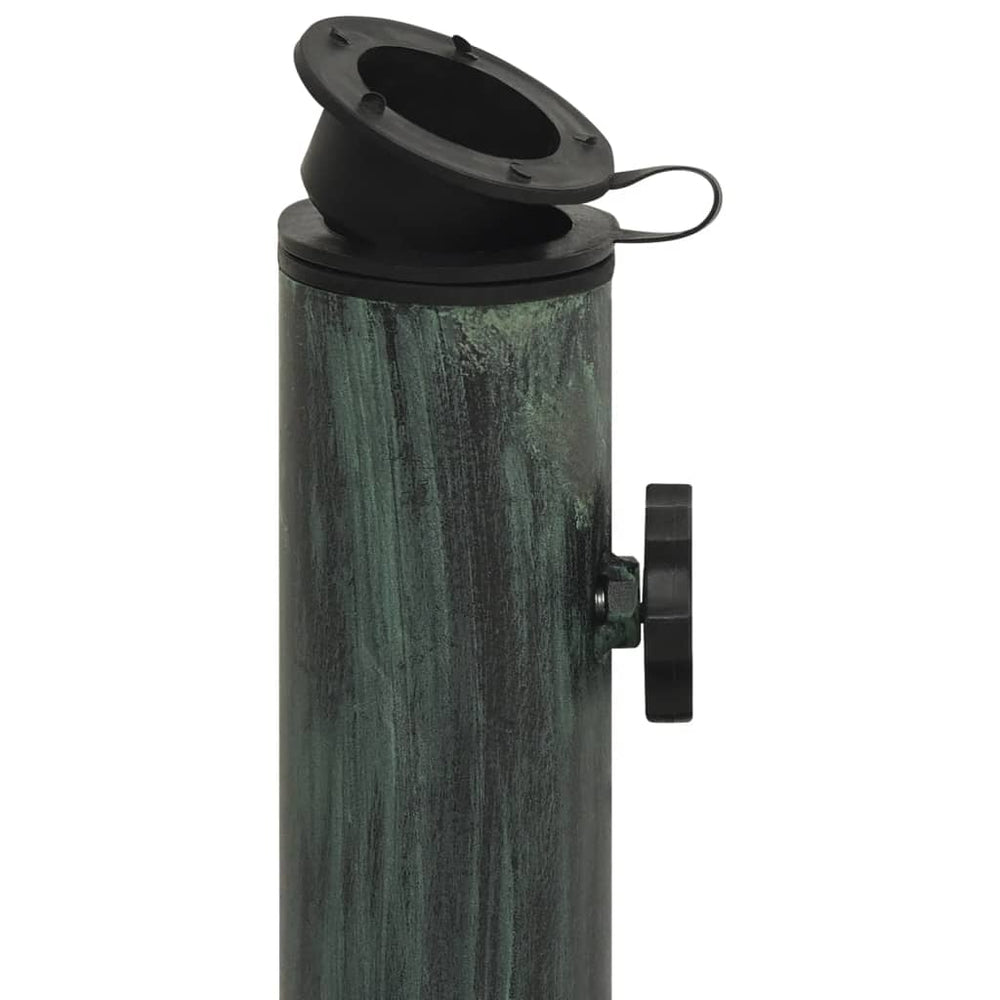 NNEVL Umbrella Base Green 44x44x31 cm Cast Iron