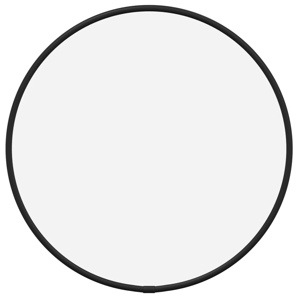 NNEVL Wall Mirror Black Ø 30 cm Round