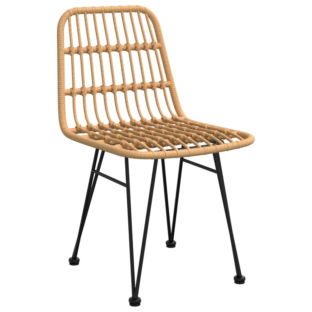 Garden Chairs 2 pcs 48x62x84 cm PE Rattan - image 3