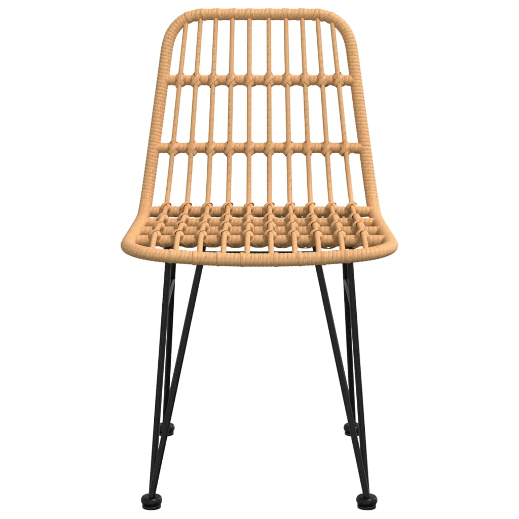 Garden Chairs 2 pcs 48x62x84 cm PE Rattan - image 4