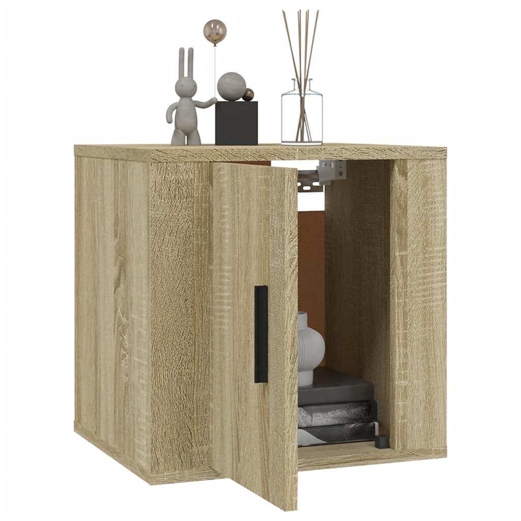 NNEVL Wall Mounted TV Cabinets 2 pcs Sonoma Oak 40x34.5x40 cm