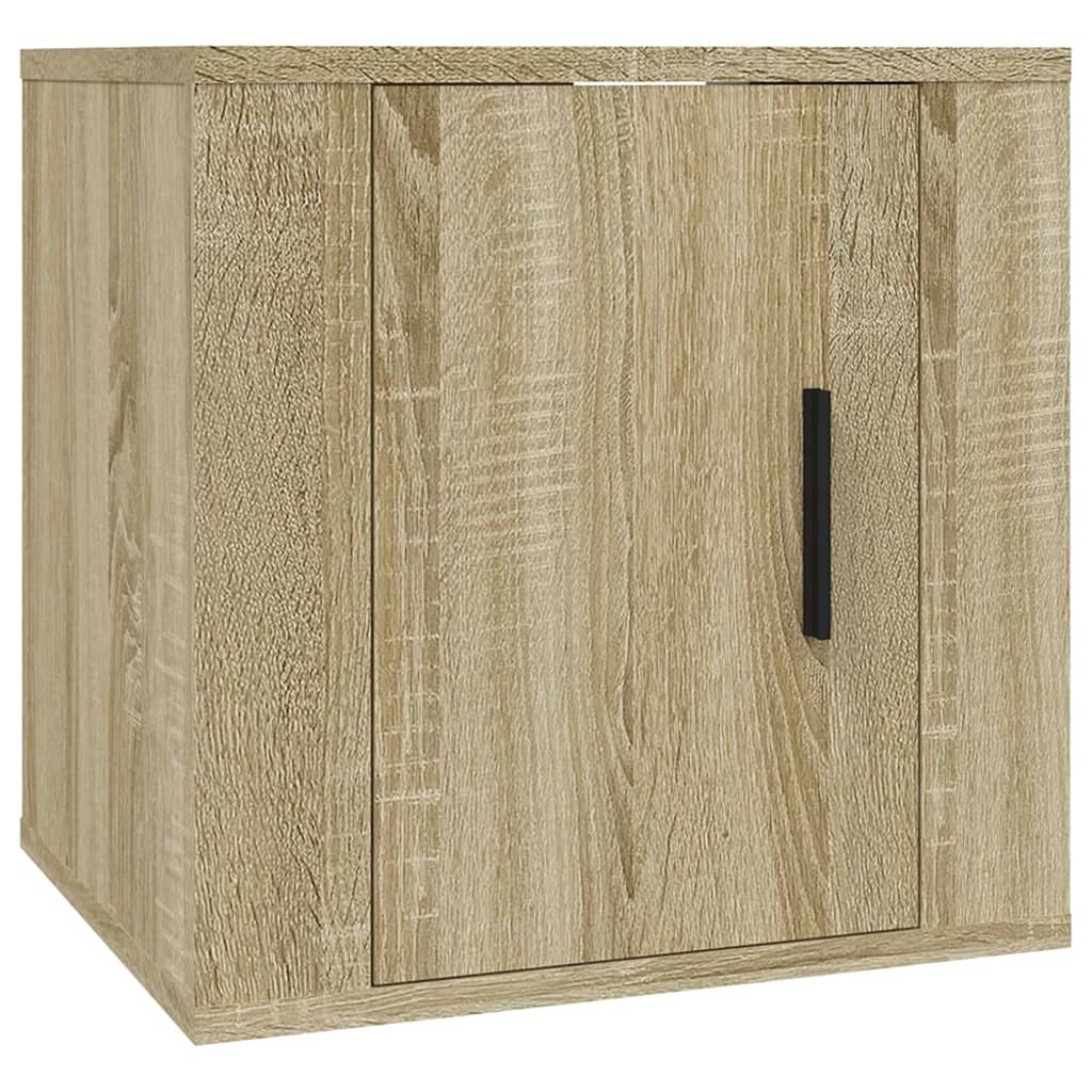 NNEVL Wall Mounted TV Cabinets 2 pcs Sonoma Oak 40x34.5x40 cm