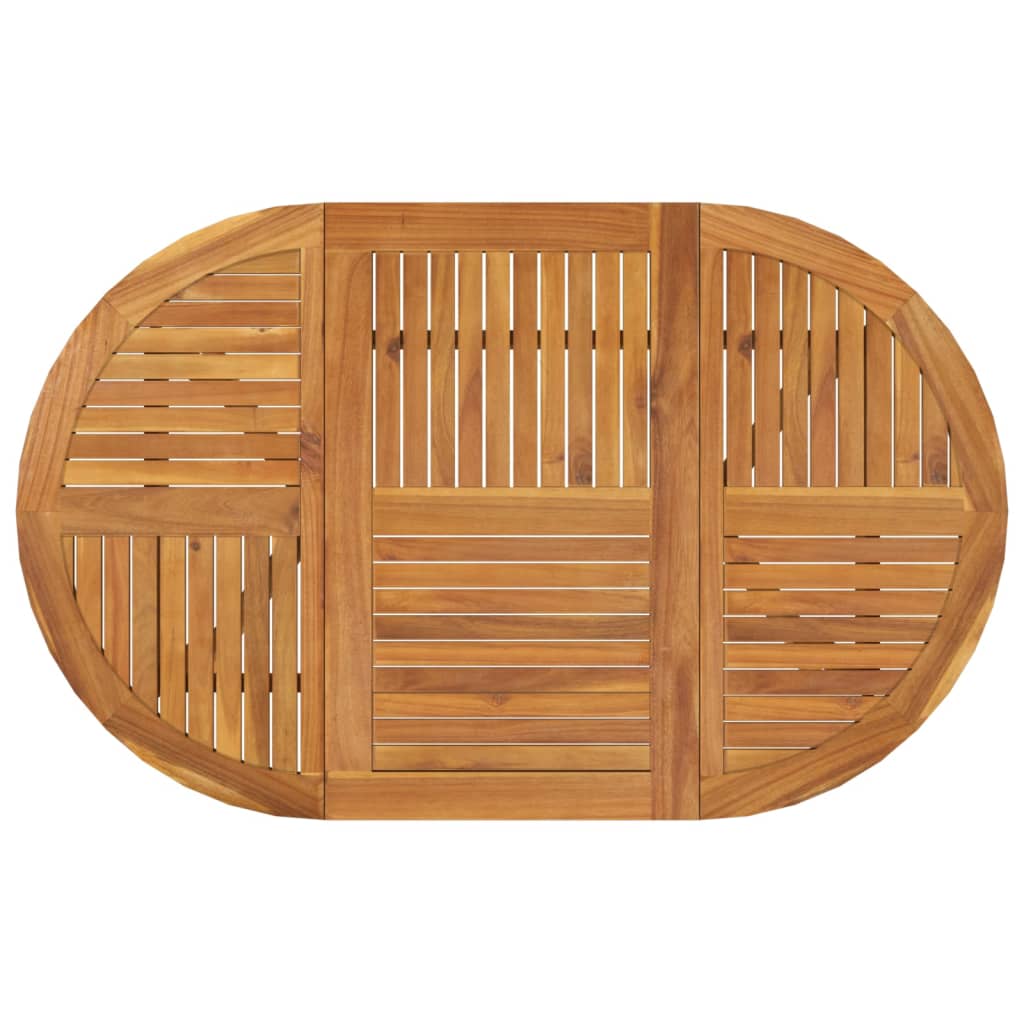 NNEVL Garden Table 150x90x75 cm Solid Wood Acacia