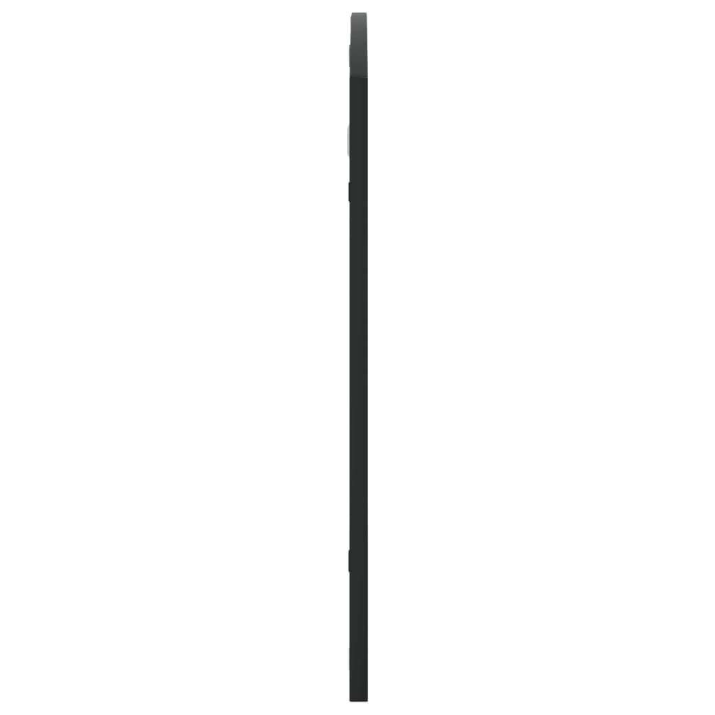 NNEVL Wall Mirror Black 100x60 cm Arch Iron