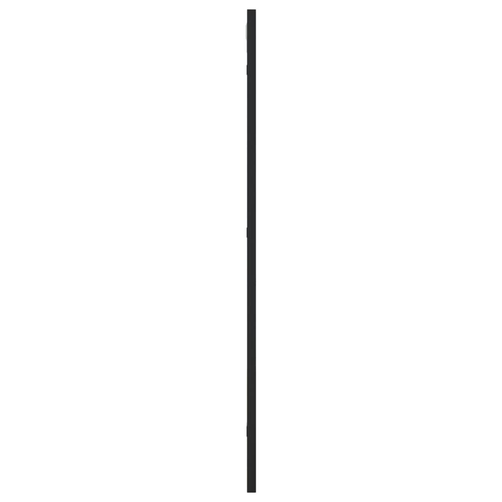 NNEVL Wall Mirror Black 40x80 cm Rectangle Iron