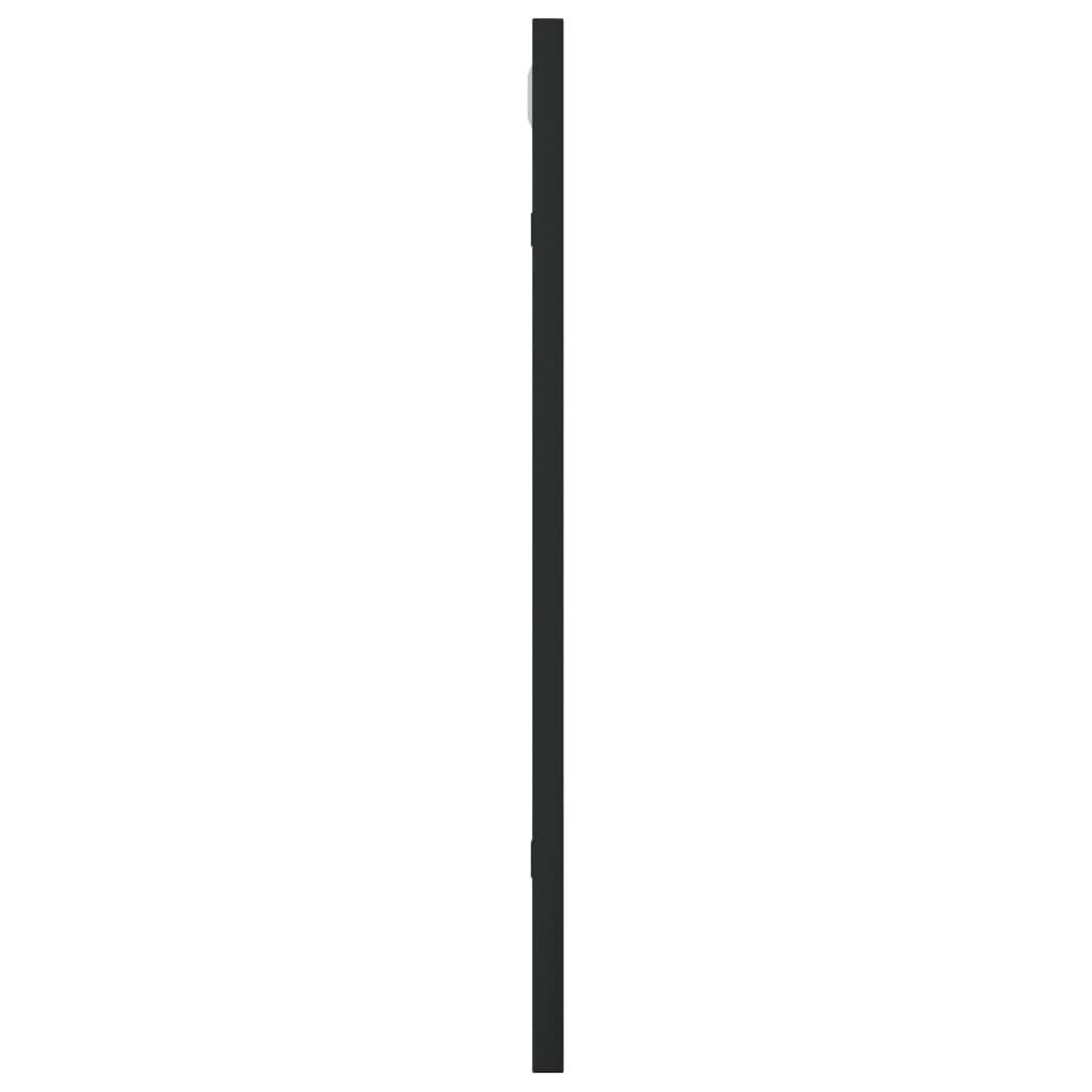 NNEVL Wall Mirror Black 40x50 cm Rectangle Iron