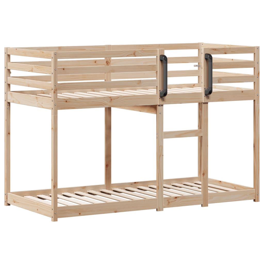 Bunk Bed without Mattress 92x187 cm Single Solid Wood Pine - image 2