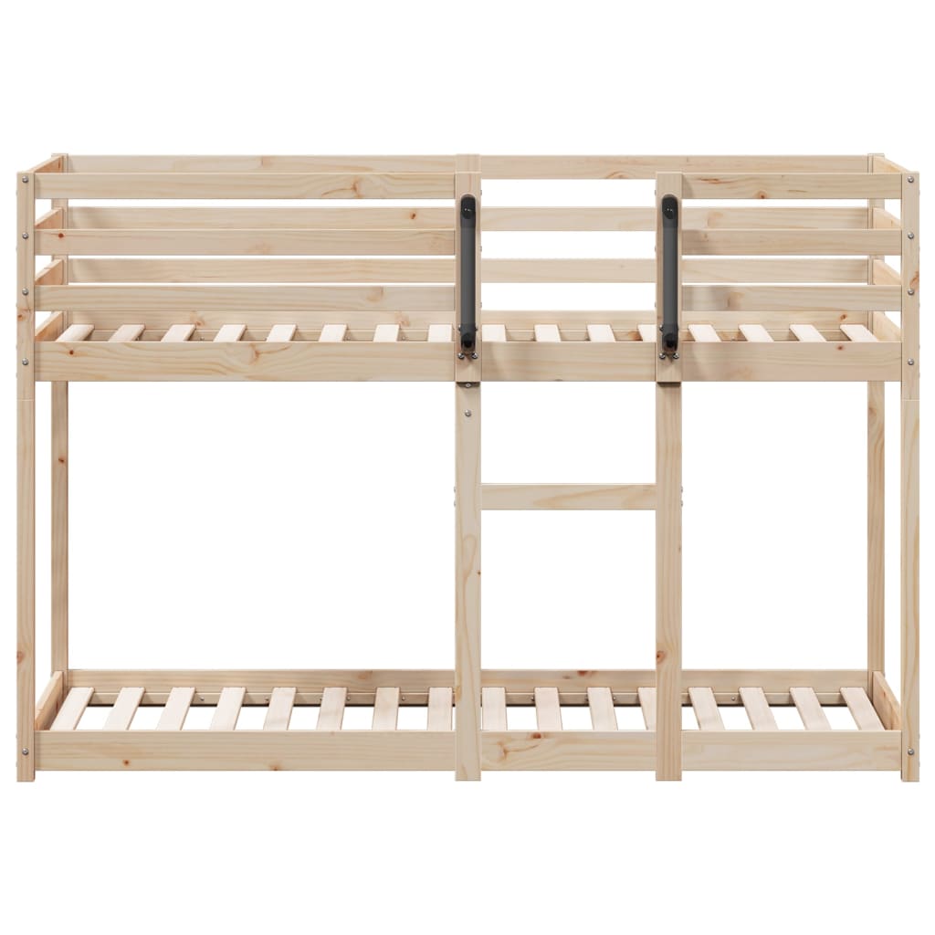 Bunk Bed without Mattress 92x187 cm Single Solid Wood Pine - image 3