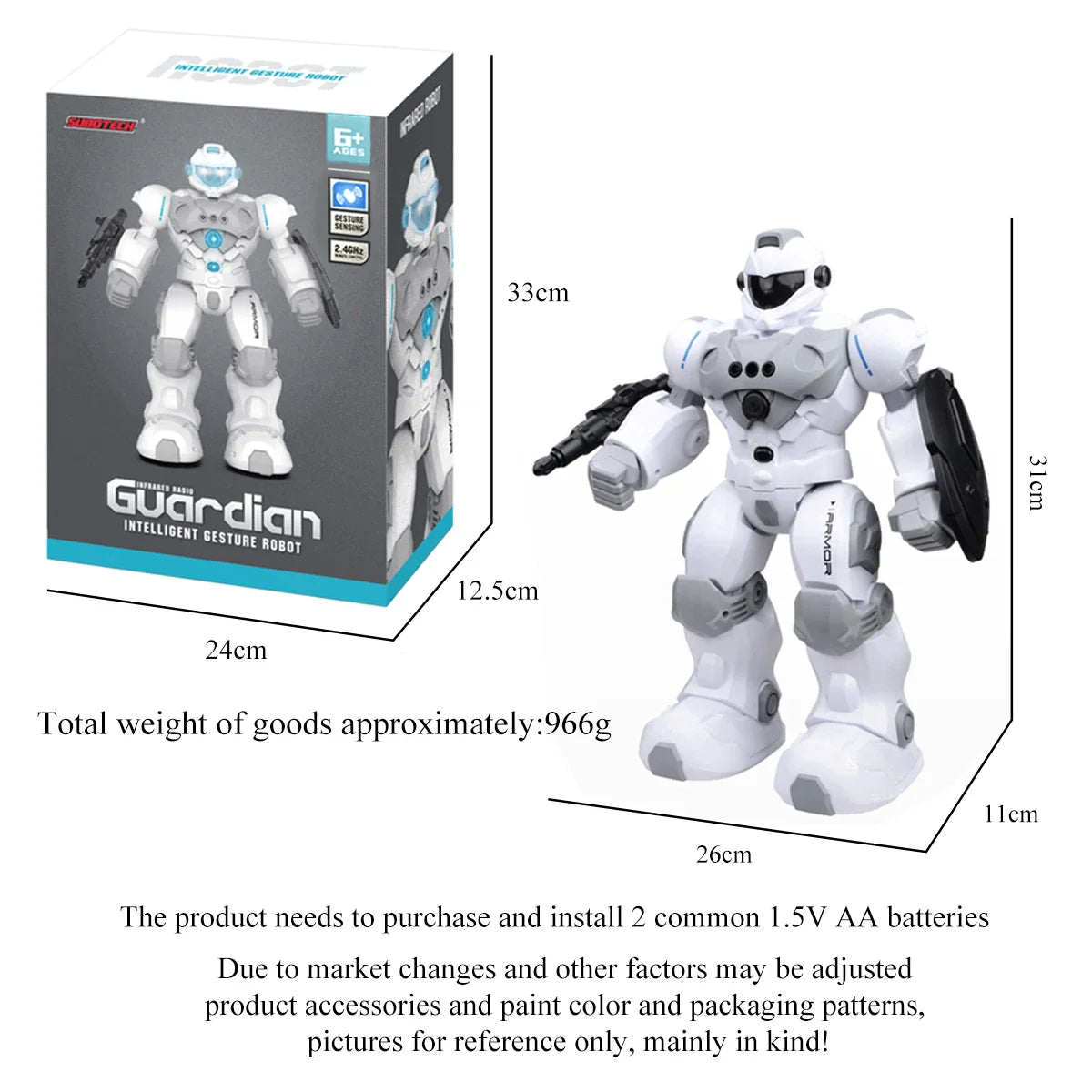 2.4G Smart Gesture Control Robot Toy - image 2