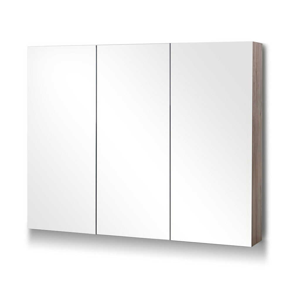 NNEDSZ Bathroom Vanity Mirror with Storage Cabinet - Natural