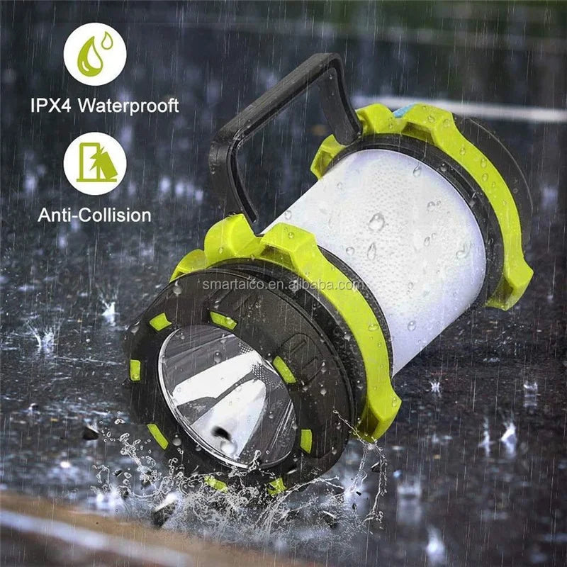 NNEOBA Rechargeable Camping Lantern & Power Bank Flashlight
