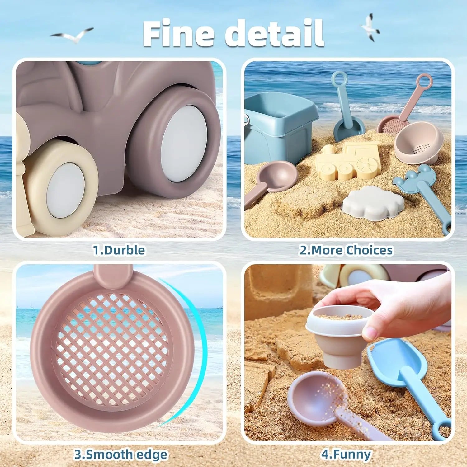 Children's Beach Truck and Princess Tea Set Toys - image 2