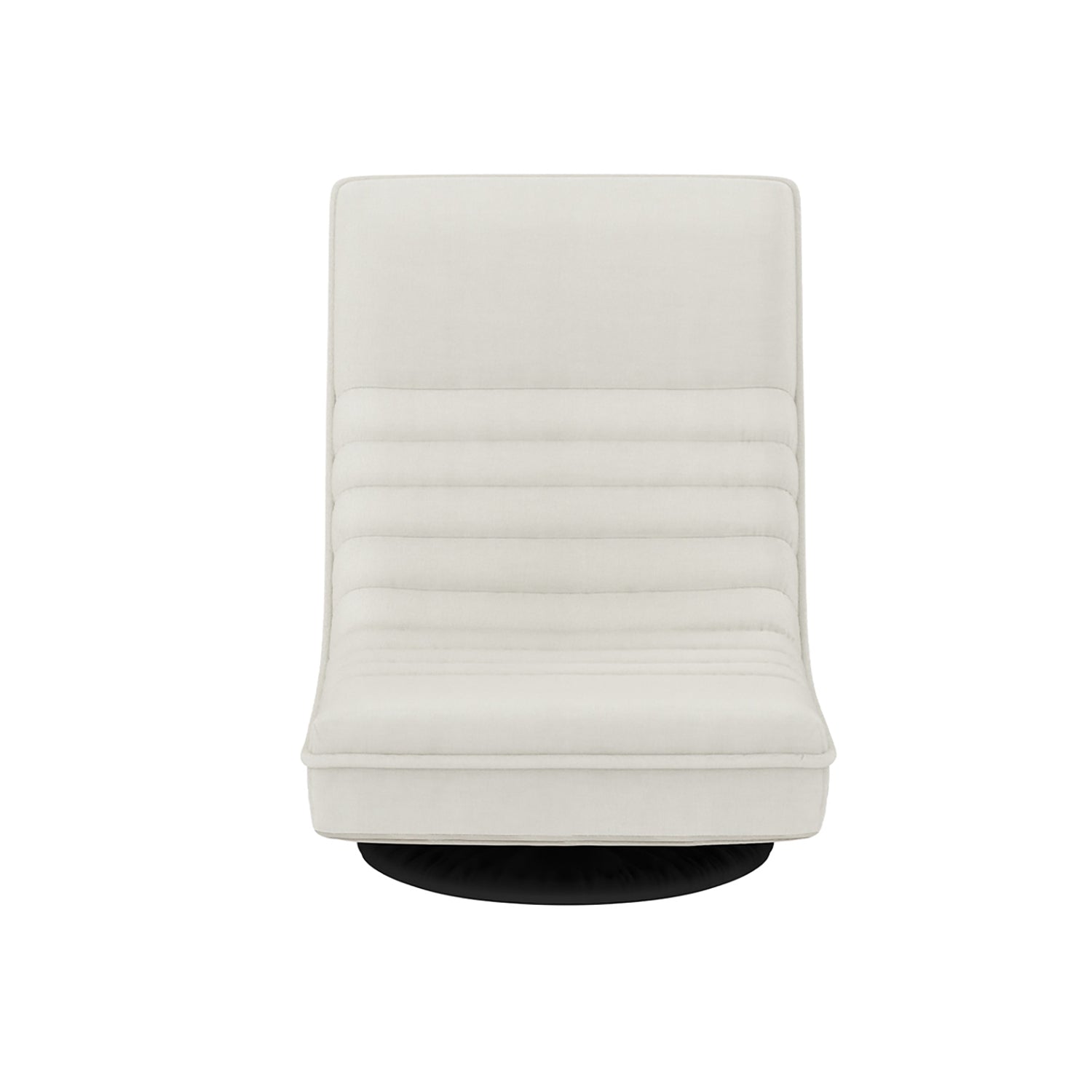 Artiss 2XFloor Chair Lounge Sofa Swivel Foldable Linen White - image 4