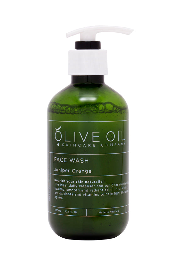 Face Wash, Castile Style,  Juniper Orange 300ml