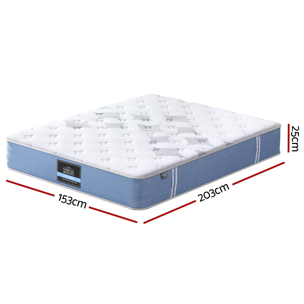 25cm Giselle Mattress Queen Bed Pocket Spring Mattresses - image 4