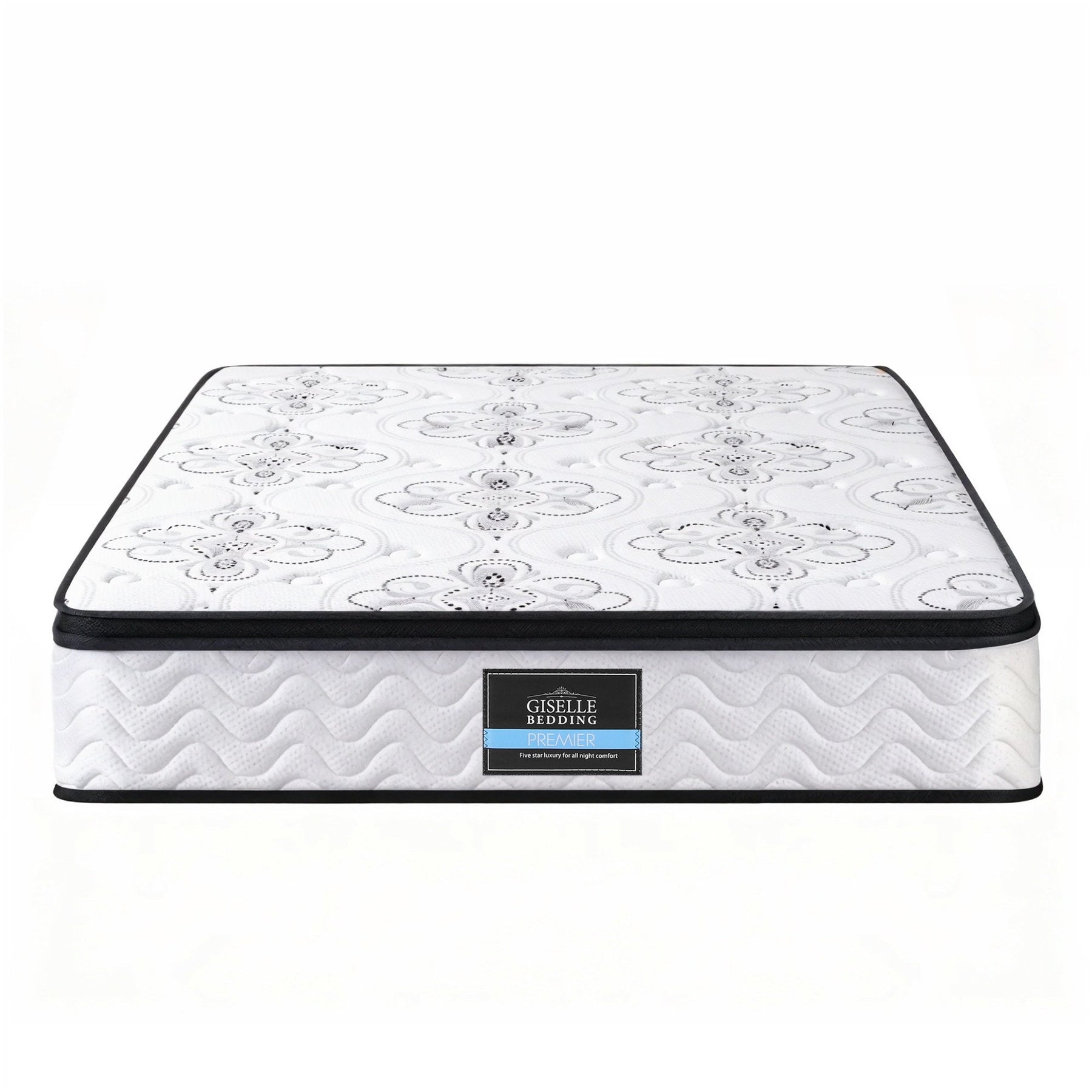 Giselle Bedding 30cm Mattress Pocket Spring Medium Firm Foam Euro Top Queen