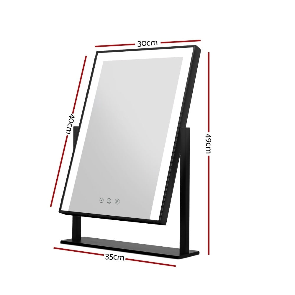 NNEDSZ Hollywood Makeup Mirror With Light LED Strip Standing Tabletop Vanity