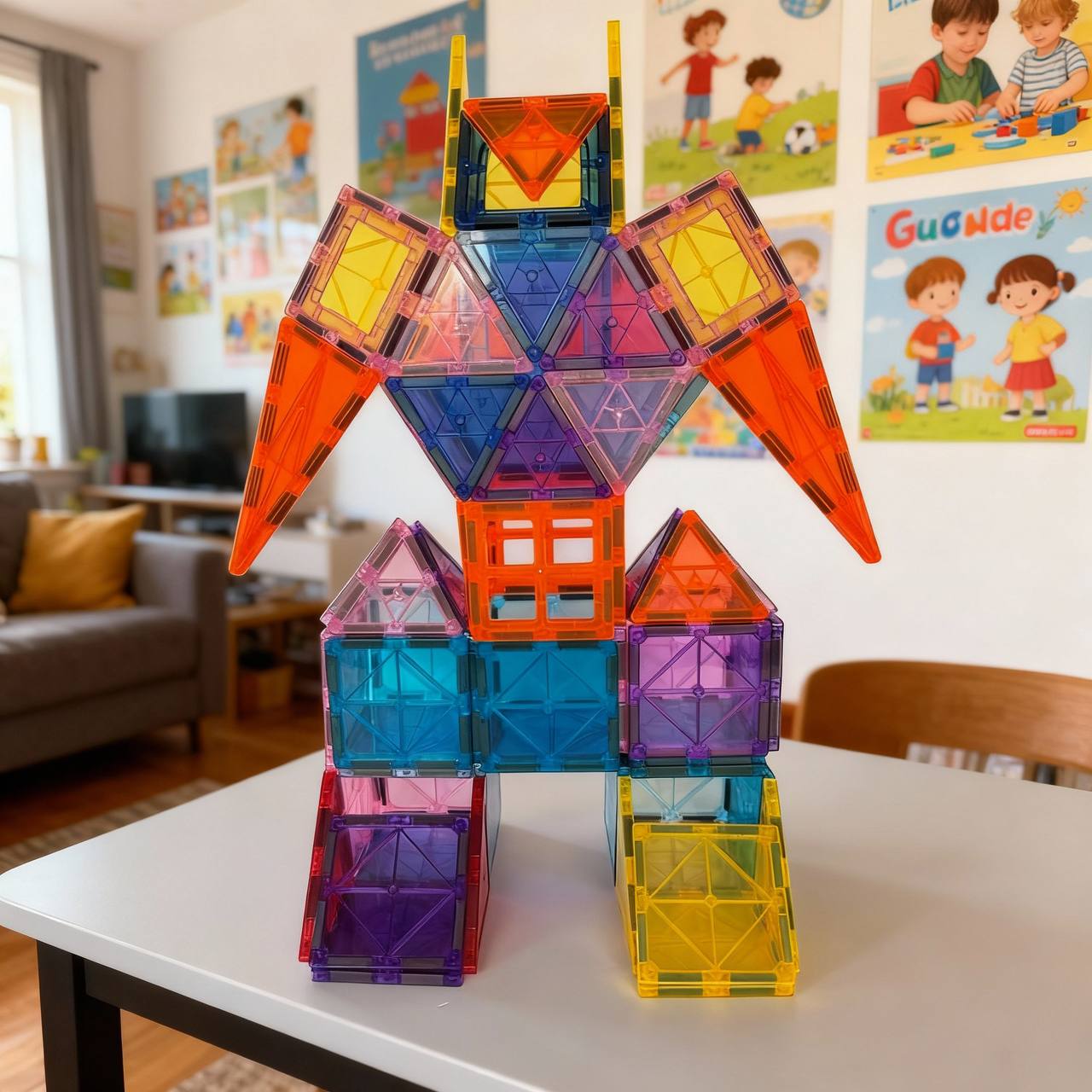 Magnetic Tiles 60pcs Set - image 4
