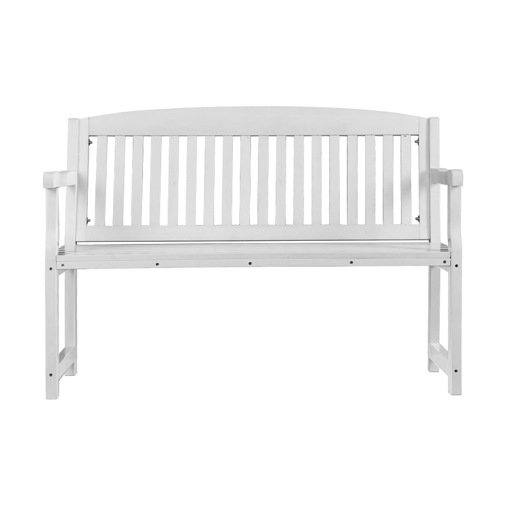 Outdoor Garden Bench Seat Wooden Chair Patio Furniture Timber Lounge - image 3
