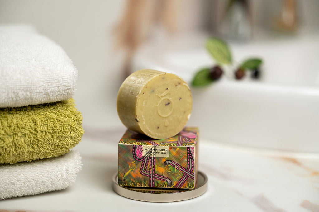 Olive Oil Soap ,Indigenous Series, Gidyea With Lemon Scented Tea Tree Essential Oil