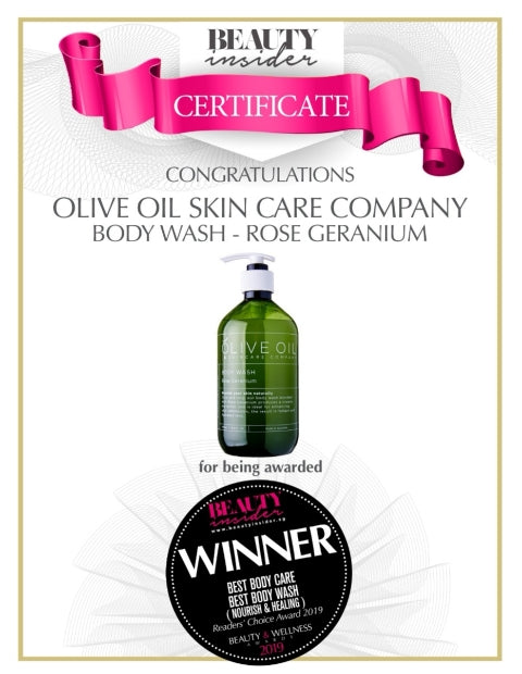 Body Wash, Castile Style , Rose Geranium 500ml