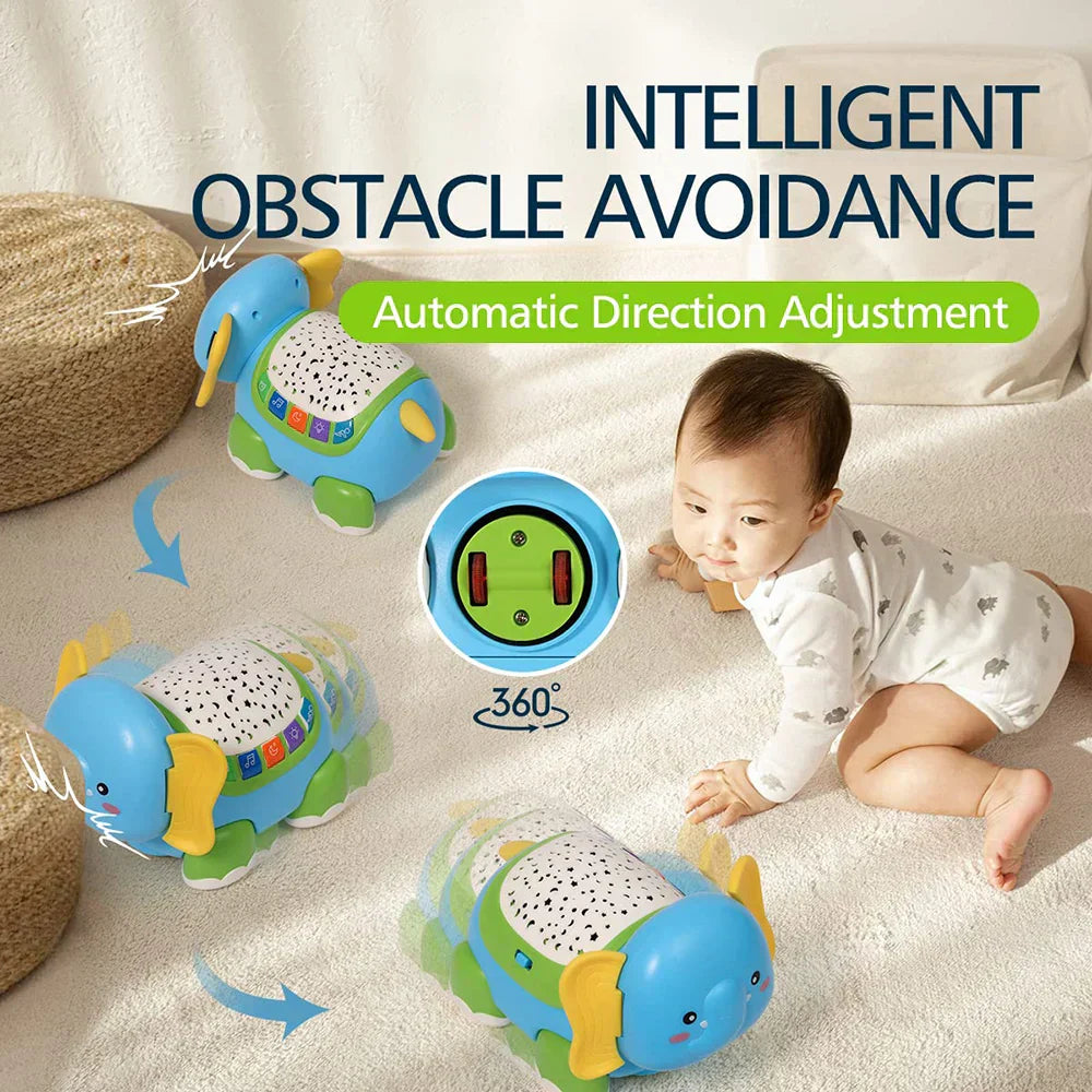 Baby Crawling Toys Musical Elephant - image 2
