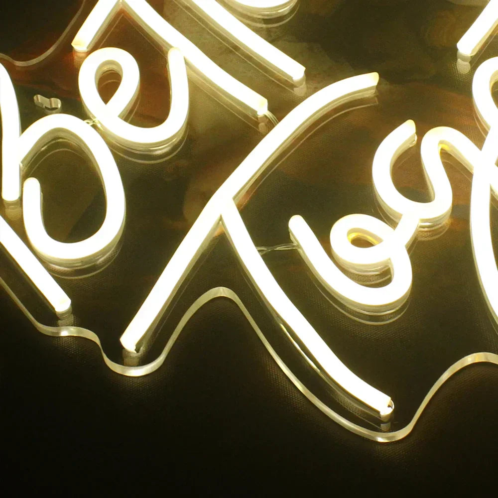 NNEOBA Better Together LED Neon Sign Light - Warm White (42x33.5cm)